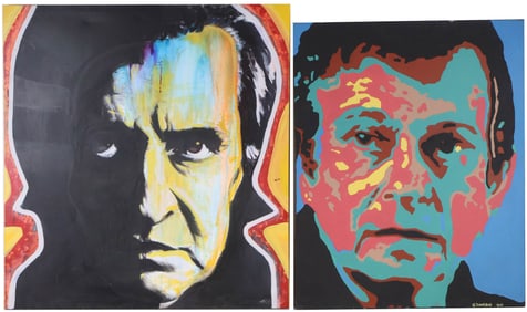 Gregory Dawson, American 1934-2007, Portrait of Man, Oil on Canvas