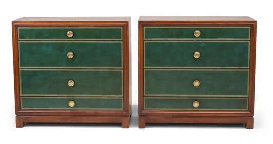 Pair of Tommi Parazinger Mahogany Chests of Drawers