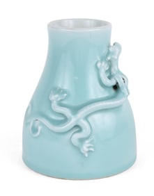 Chinese Sky-Blue Porcelain Vase