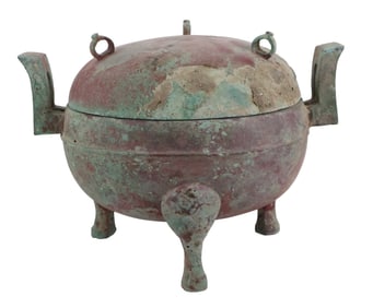 Chinese Bronze Tripod Vessel