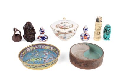 Chinese Yang Cheng Porcelain Covered Bowl