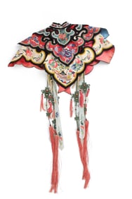 Chinese Embroidered Silk Collar