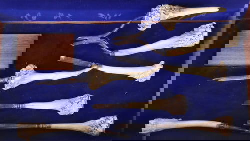 Unusual Gothic or "Vampire" Manicure Set