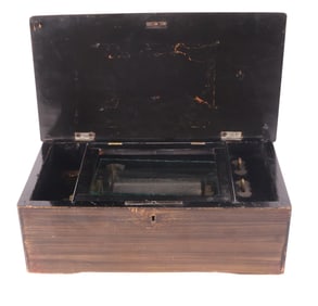 Swiss Grain-Painted Music Box