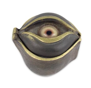 Eye of Horus Bronze Postage Stamp Holder