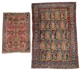 Lilihan Rug and a Hamadan Rug