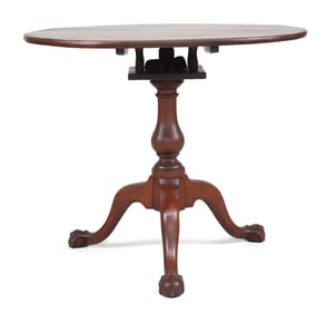 Chippendale Walnut Tea Table