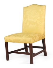 Chippendale Mahogany Back Stool