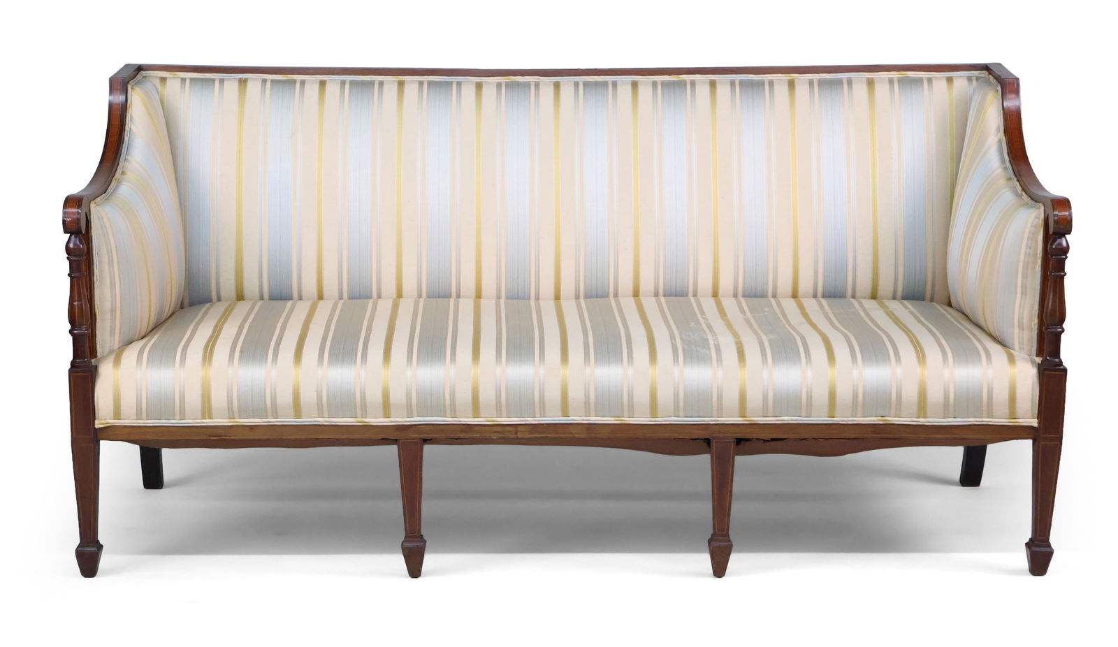 Regency Inlaid Mahogany Sofa (1 of 13)