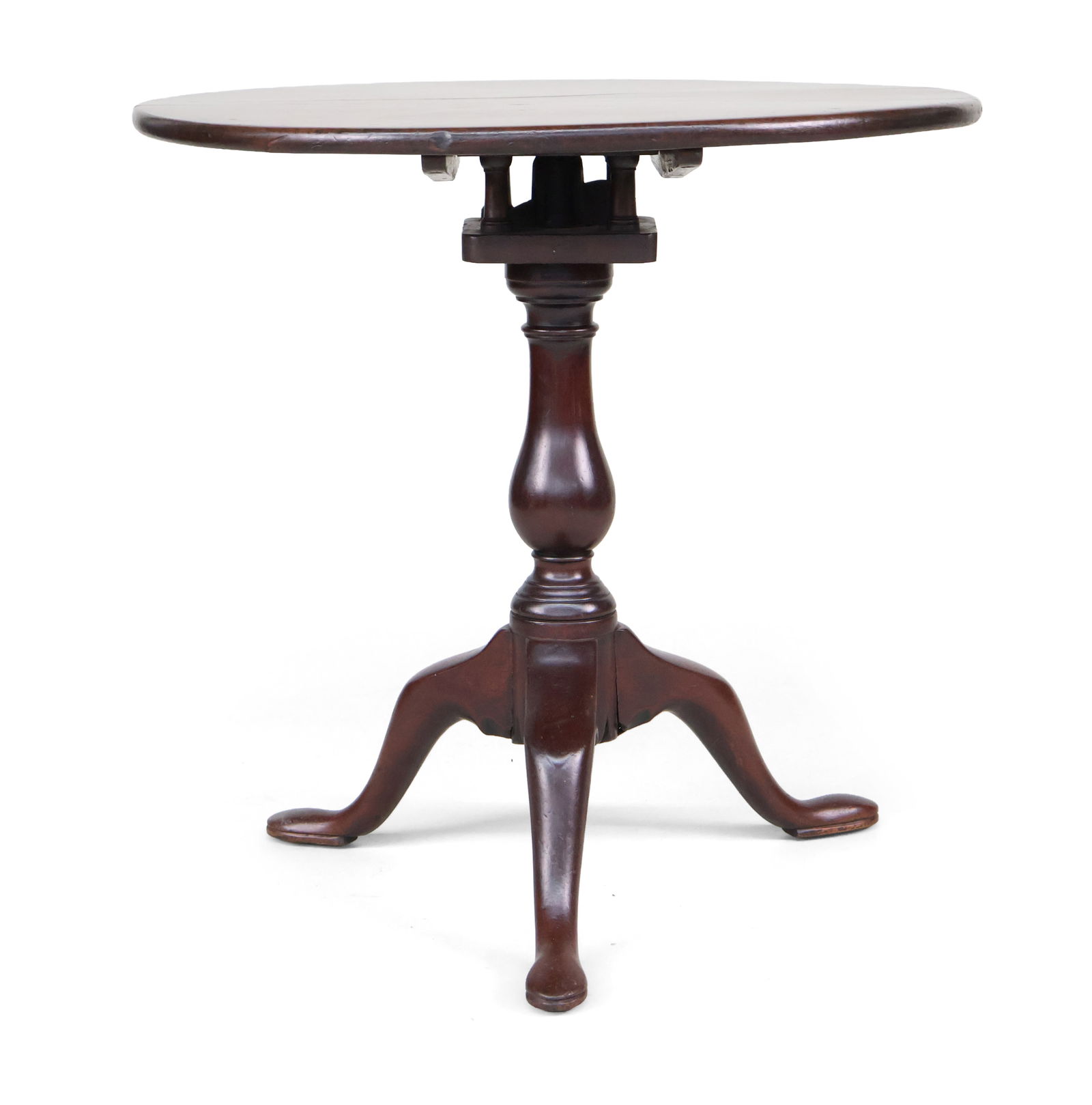 George III Mahogany Tilt Top Candlestand (1 of 14)