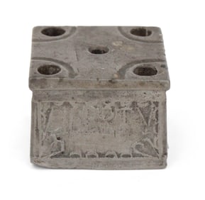 Pewter Quill Pen Holder