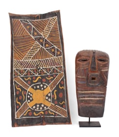 Songye Kifwebe Carved and Painted Mask