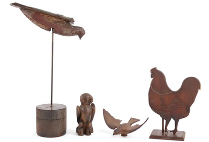 Four Bird Figures