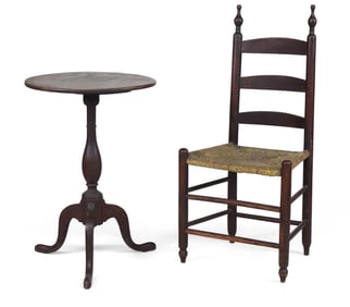 Queen Anne Mahogany Tilt Top Candlestand