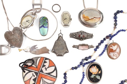 Vintage Silver, Gold and Costume Jewelry