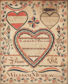 Fraktur-Family Record for Barrent Becker