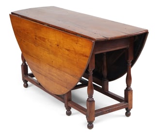 Payne-Whitney Family William and Mary Gateleg Dining Table