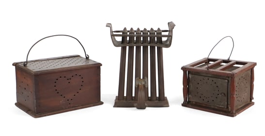 Tinned Sheet Iron Twelve Socket Candle Mold