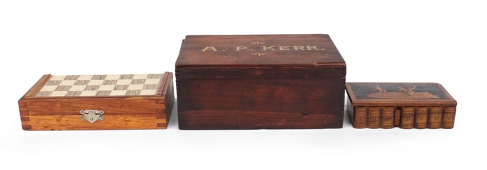 Inlaid Walnut Puzzle Box