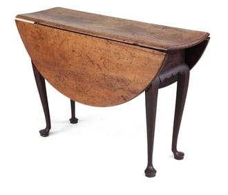 Queen Anne Maple Drop-Leaf Table
