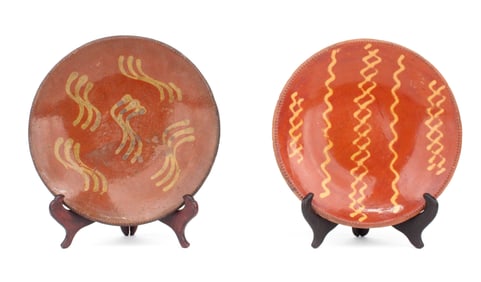 Very Rare Redware Plate