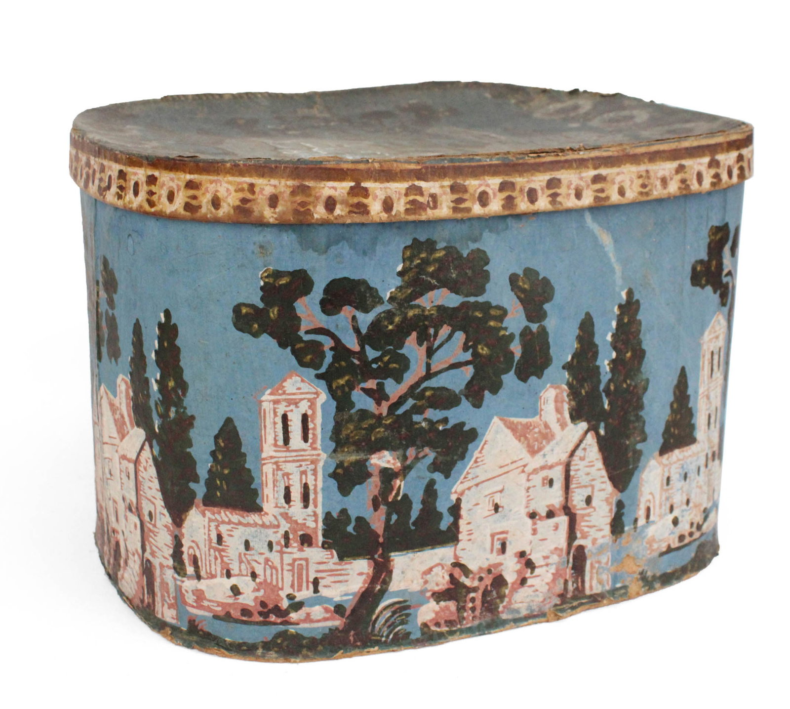 "Mill and Watermill" Wallpaper Hat Box (1 of 11)
