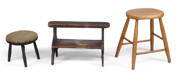 Upholstered Windsor Footstool