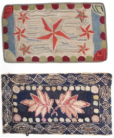Two Hooked Rugs