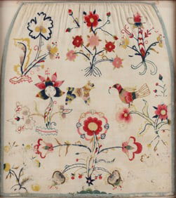 Crewel Embroidery Sewing Bag