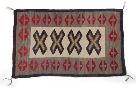 Navajo Geometric Weaving Rug
