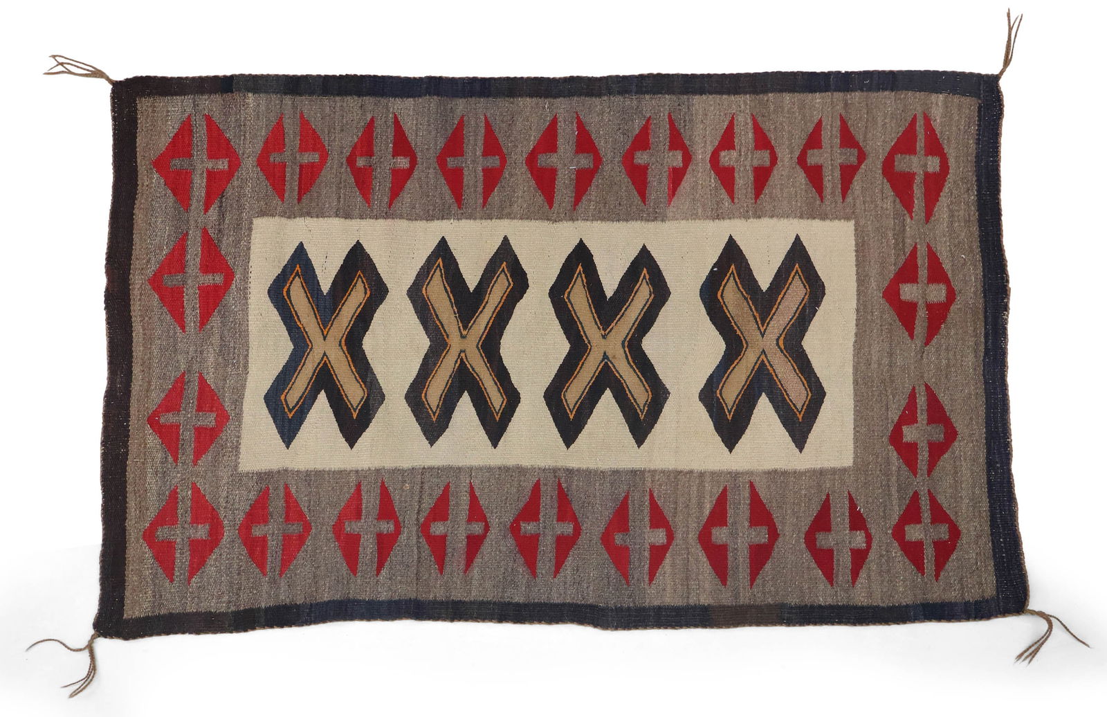 Navajo Geometric Weaving Rug (1 of 7)