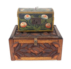Tramp Art Sewing Box