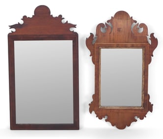 Chippendale Mahogany Looking Glass