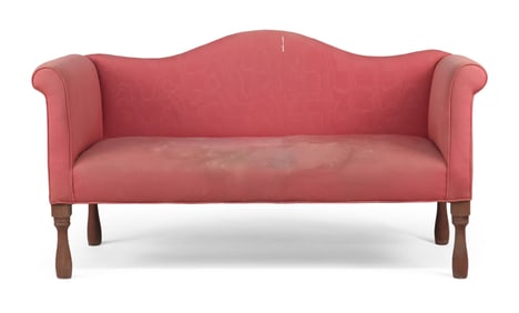 Federal Camelback Cherrywood Sofa