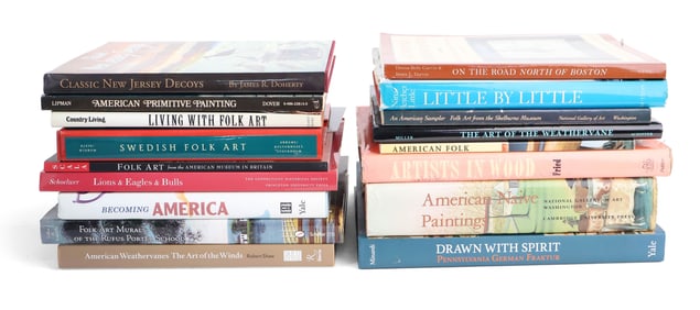 Group of Folk Art Reference Books