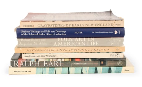 Group of Folk Art Reference Books
