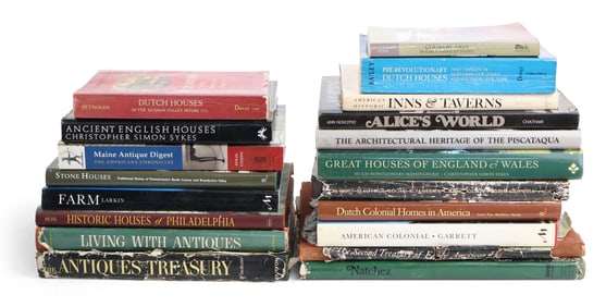 Group of Architecture and Historical Reference Books