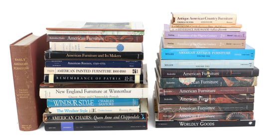 Group of American Furniture Reference Books