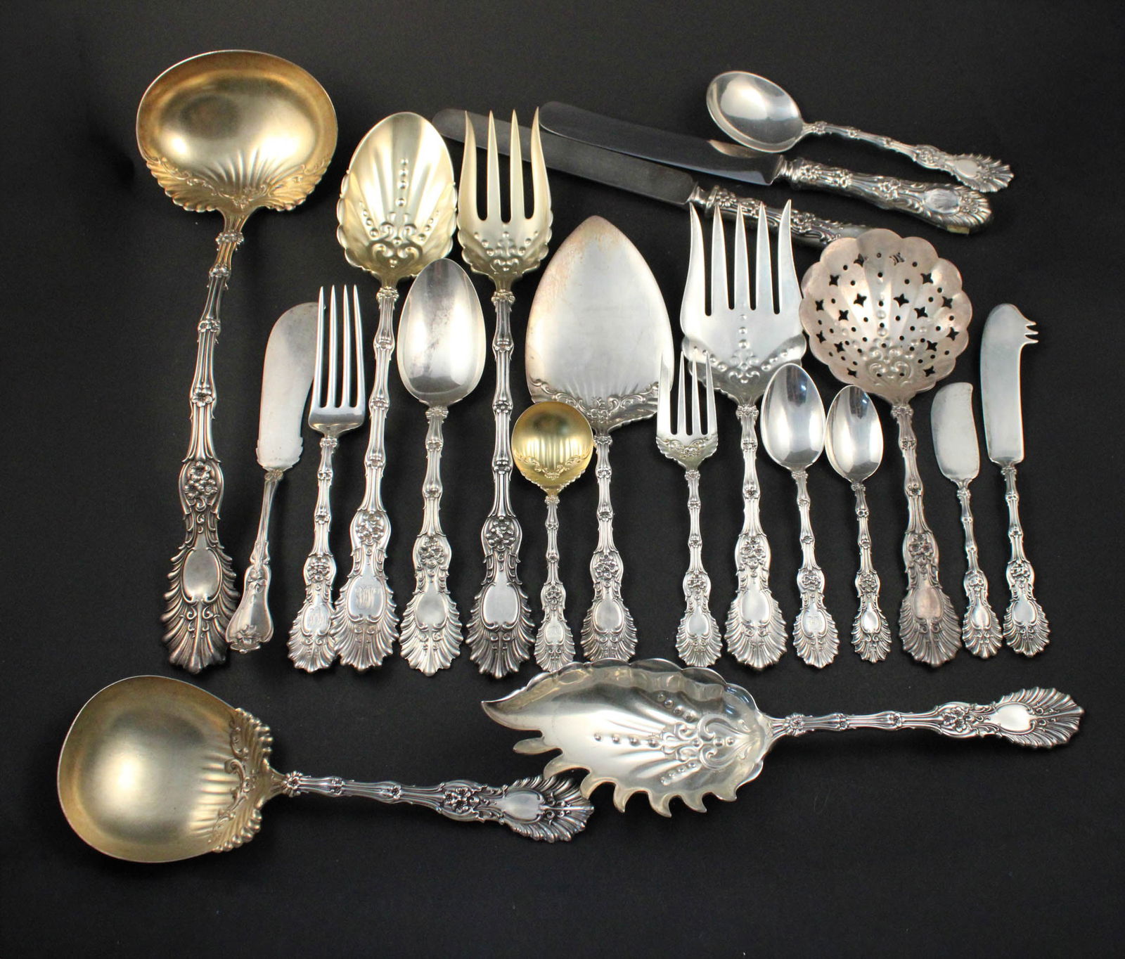 Sterling Silver Radiant Pattern Flatware (1 of 14)