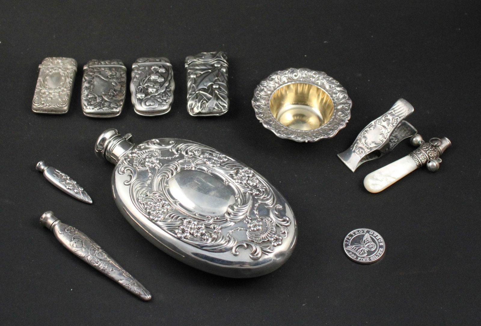 Sterling Silver Flask (1 of 14)