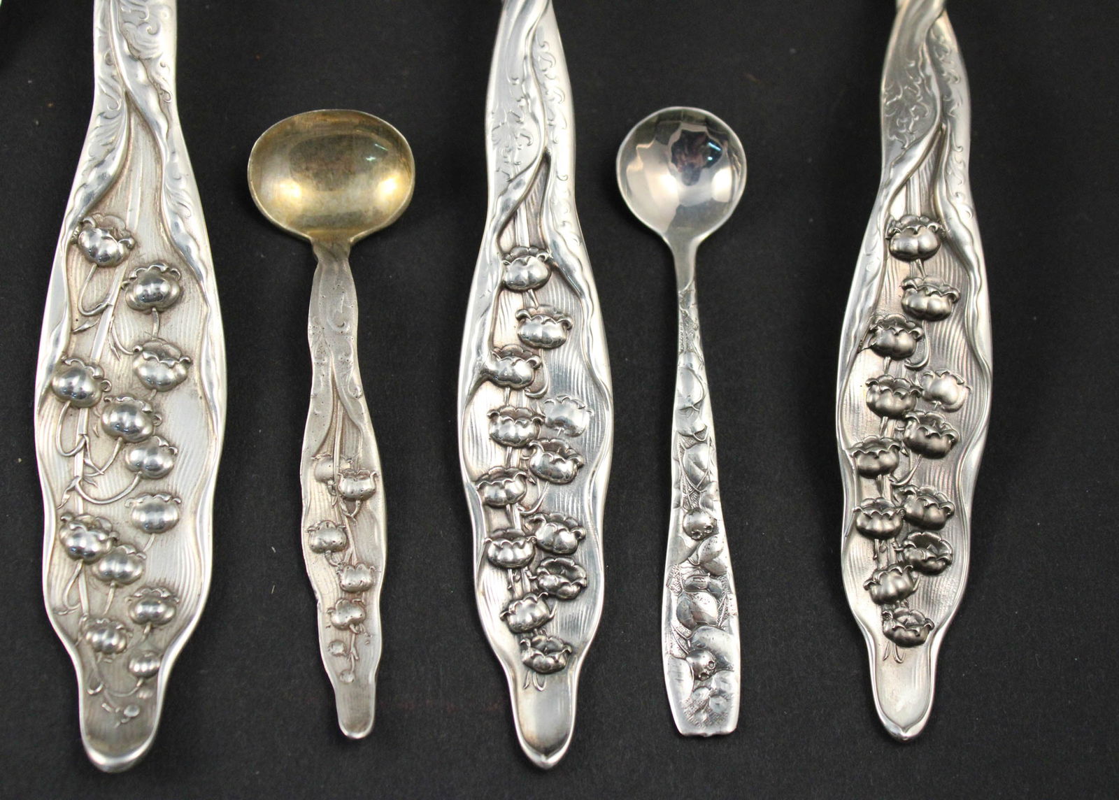 Sterling Lily Of The Valley Flatware Auction