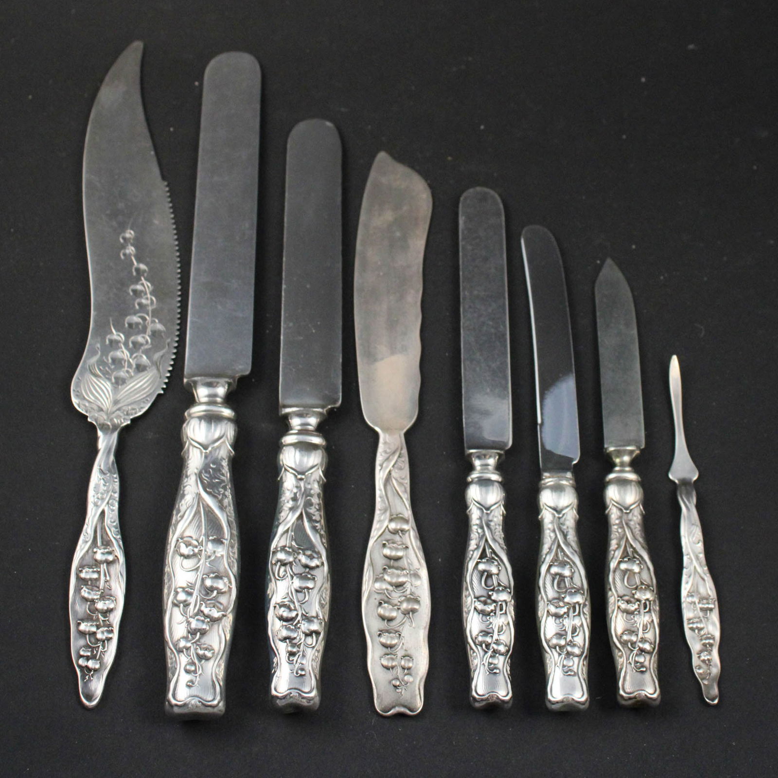 Sterling Silver Lily of the Valley Knives (1 of 13)