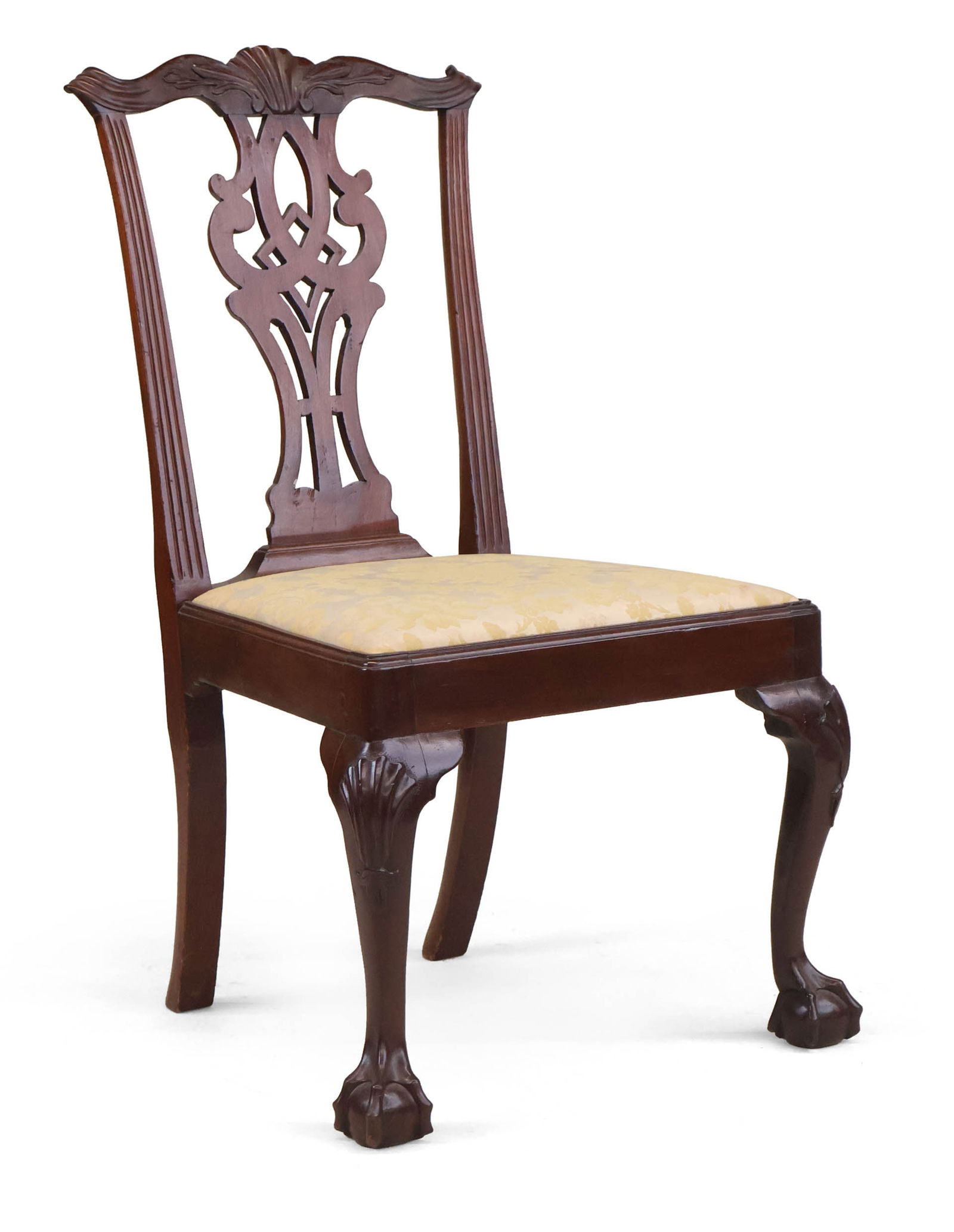 Chippendale Carved Mahogany Side Chair (1 of 11)