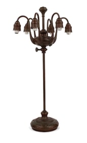 Tiffany Studios Bronze "Lily" Table Lamp