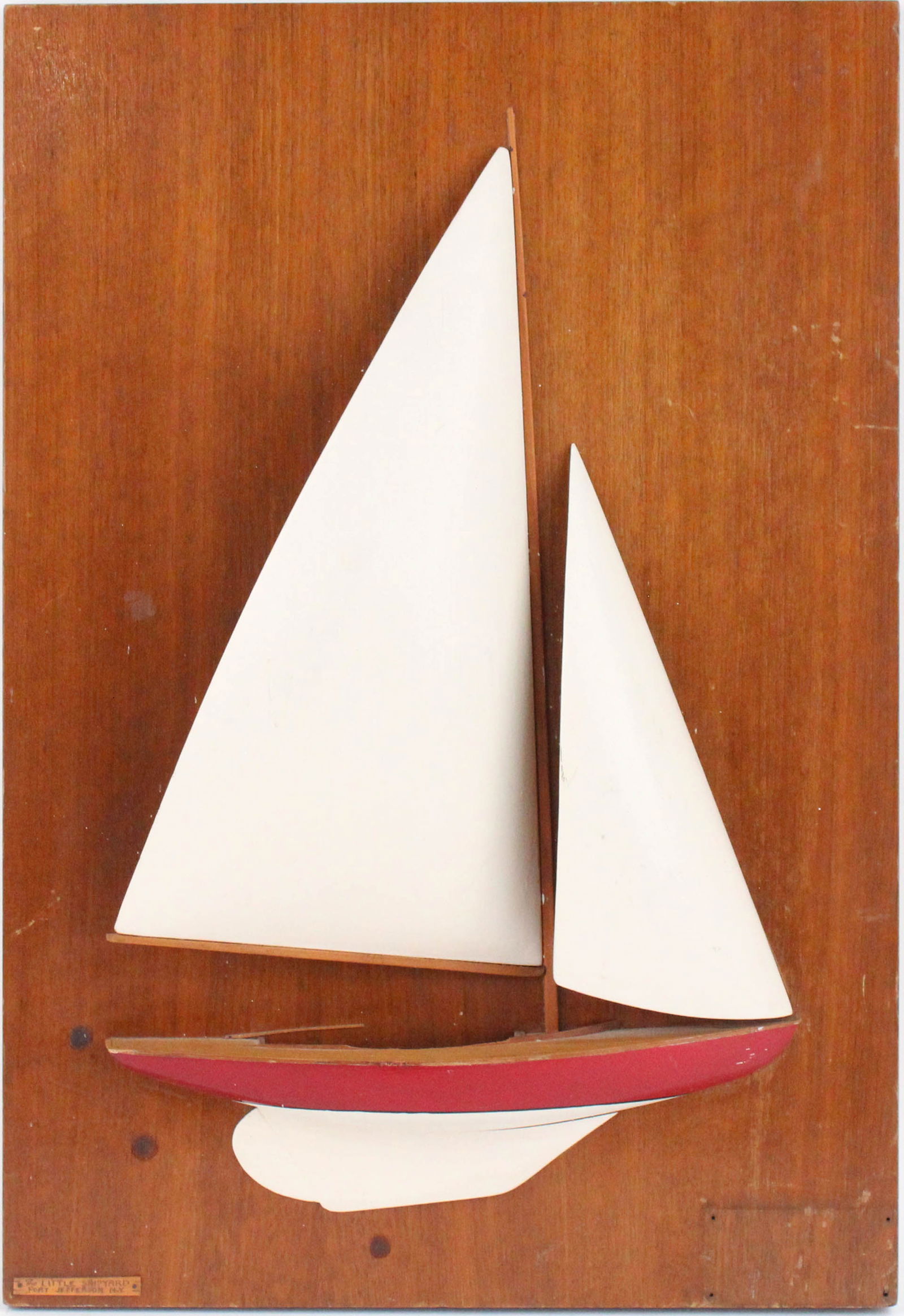Half Hull Model of a Sailboat (1 of 6)