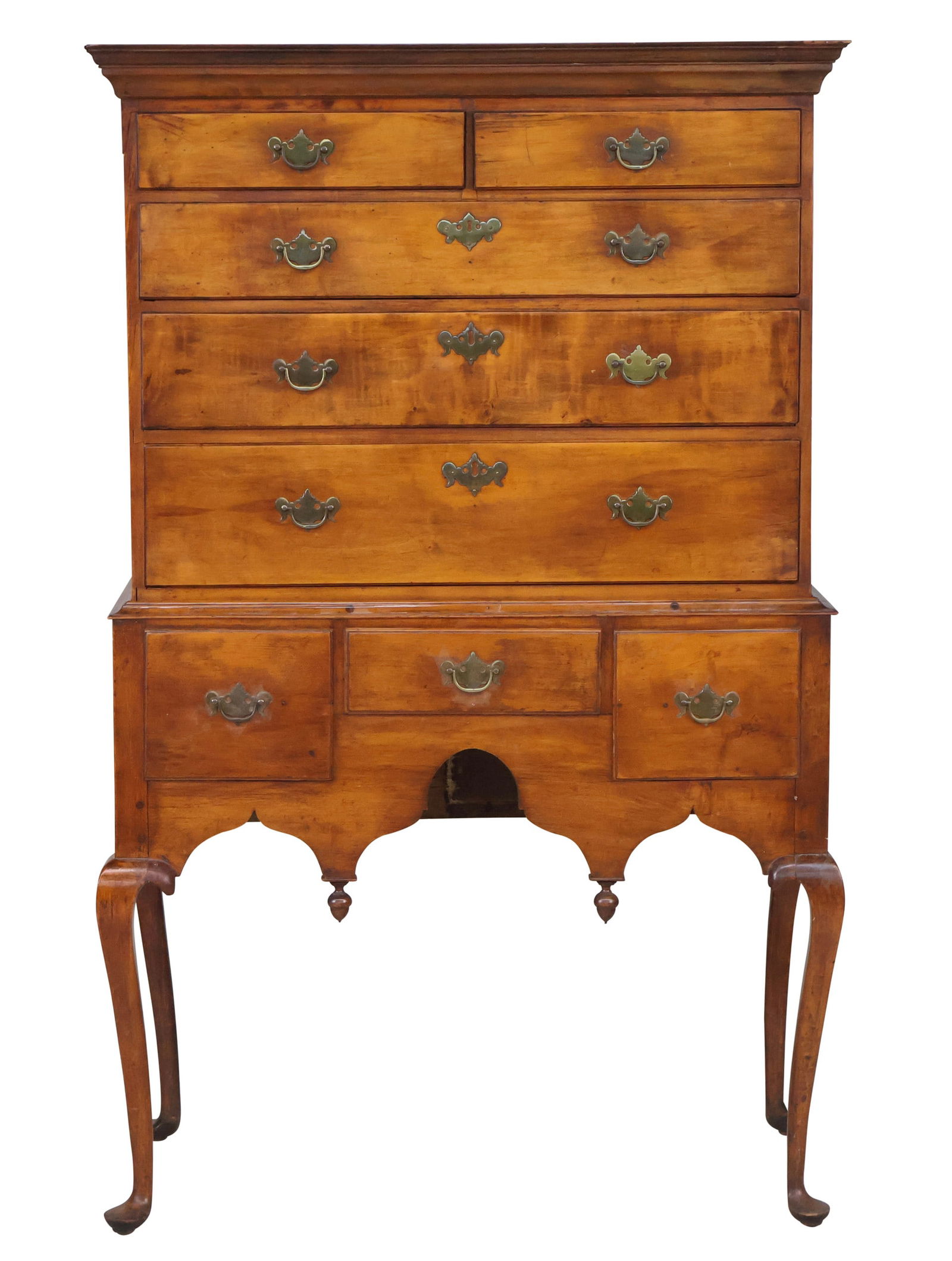 Queen Anne Maple Highboy (1 of 16)