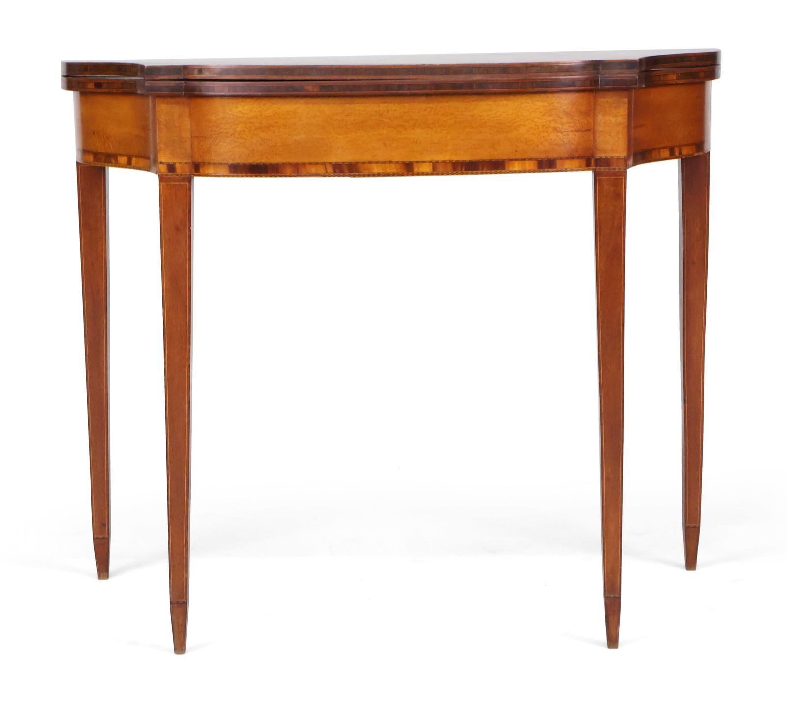 Federal Inlaid Mahogany Card Table (1 of 12)