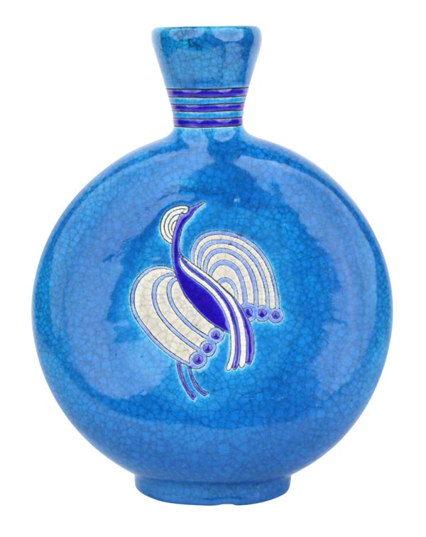 Glazed Earthenware Gourd Vase from Longwy for Primavera (1 of 8)