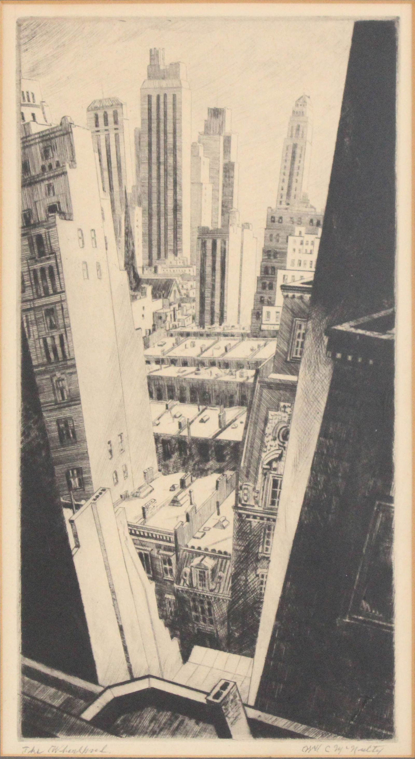 William Charles McNulty, 1884-1963, The Whirlpool, Etching (1 of 7)