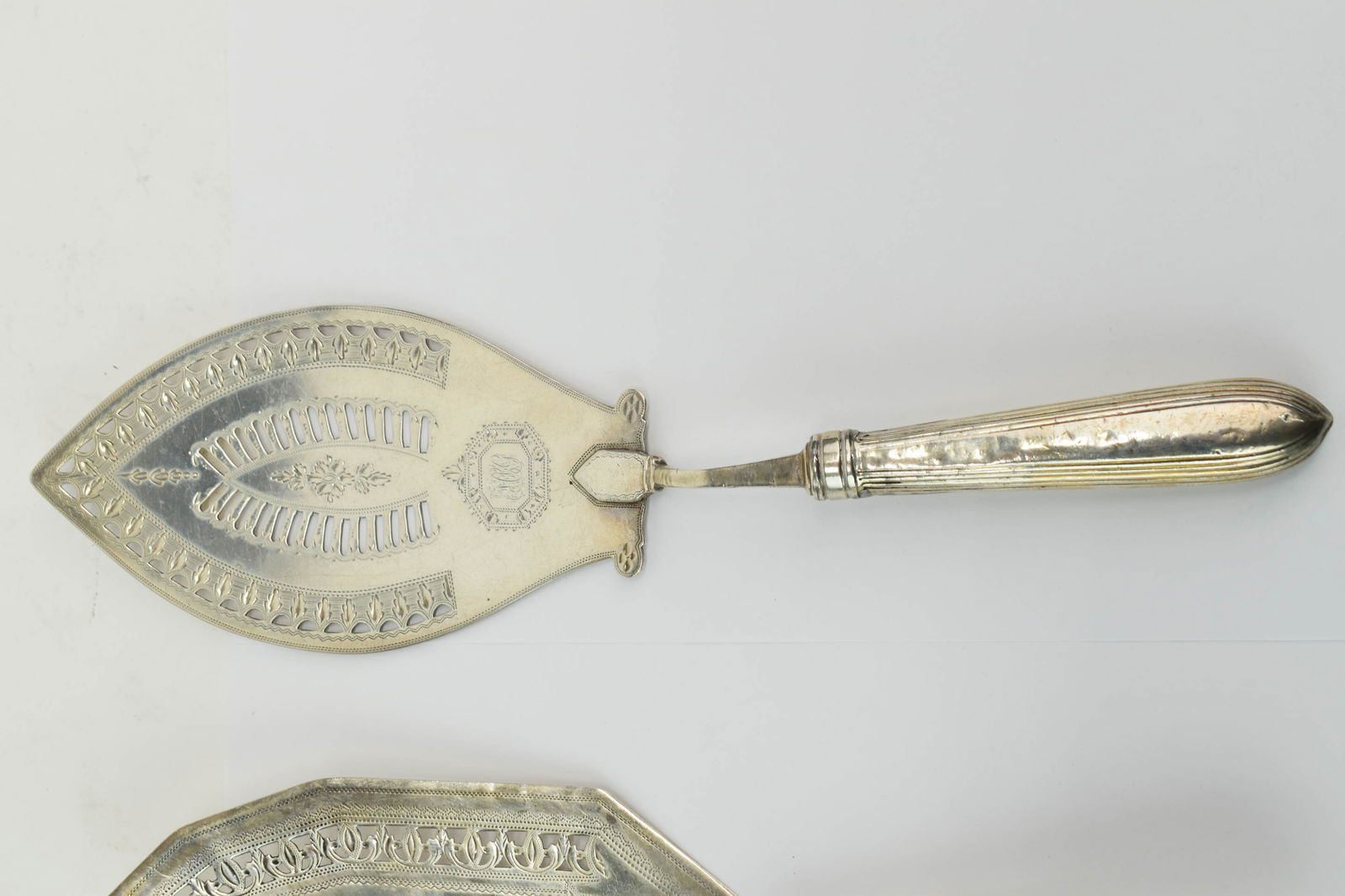 Irish Silver Fish Server - 2